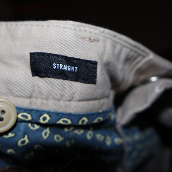 Men's Bonobos Straight 34x32 Tan Pants - Picture 5 of 5